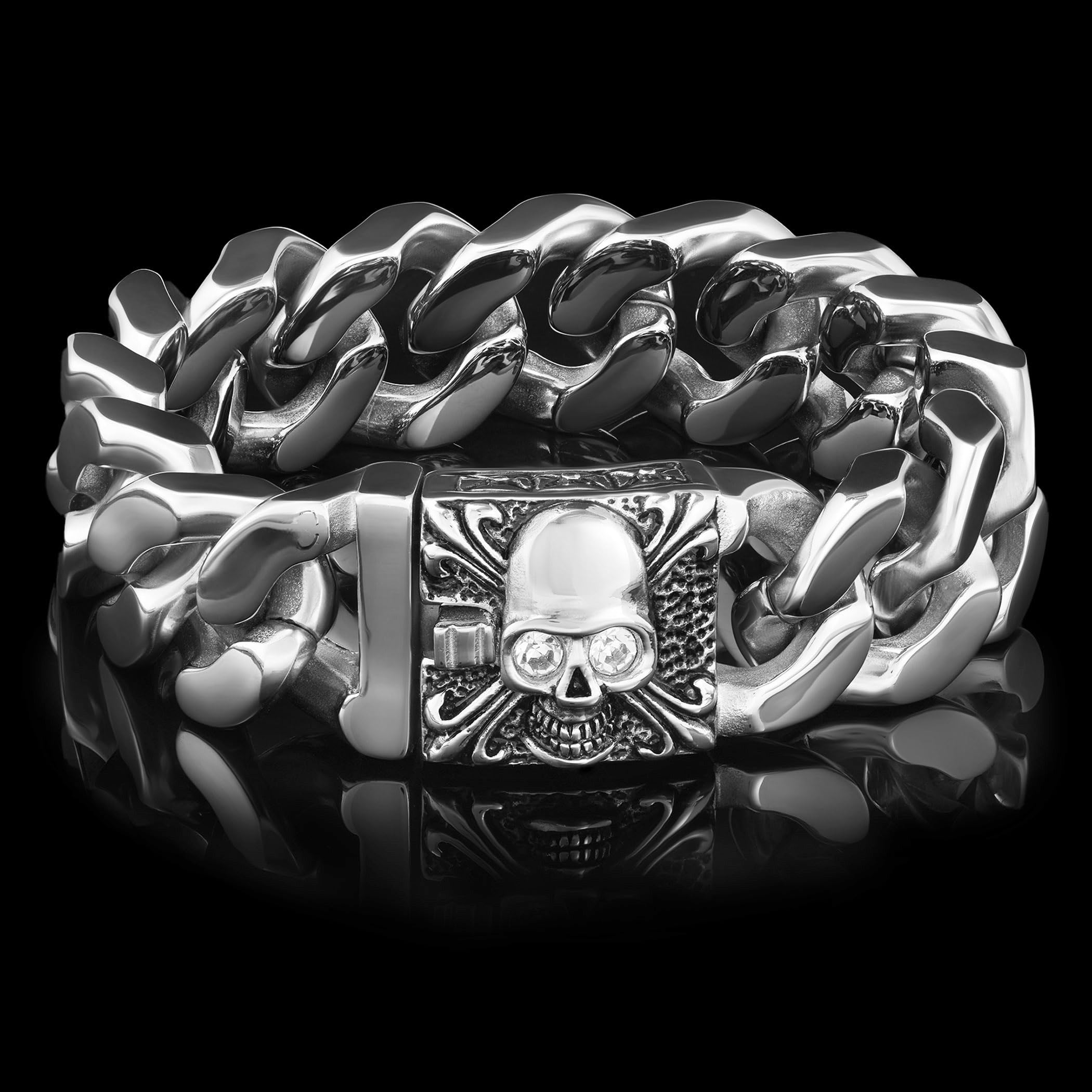 Foto 4 pulgar | Pulsera West Coast Jewelry Crucible De Acero Para Hombre, 20 Mm - Venta Internacional.