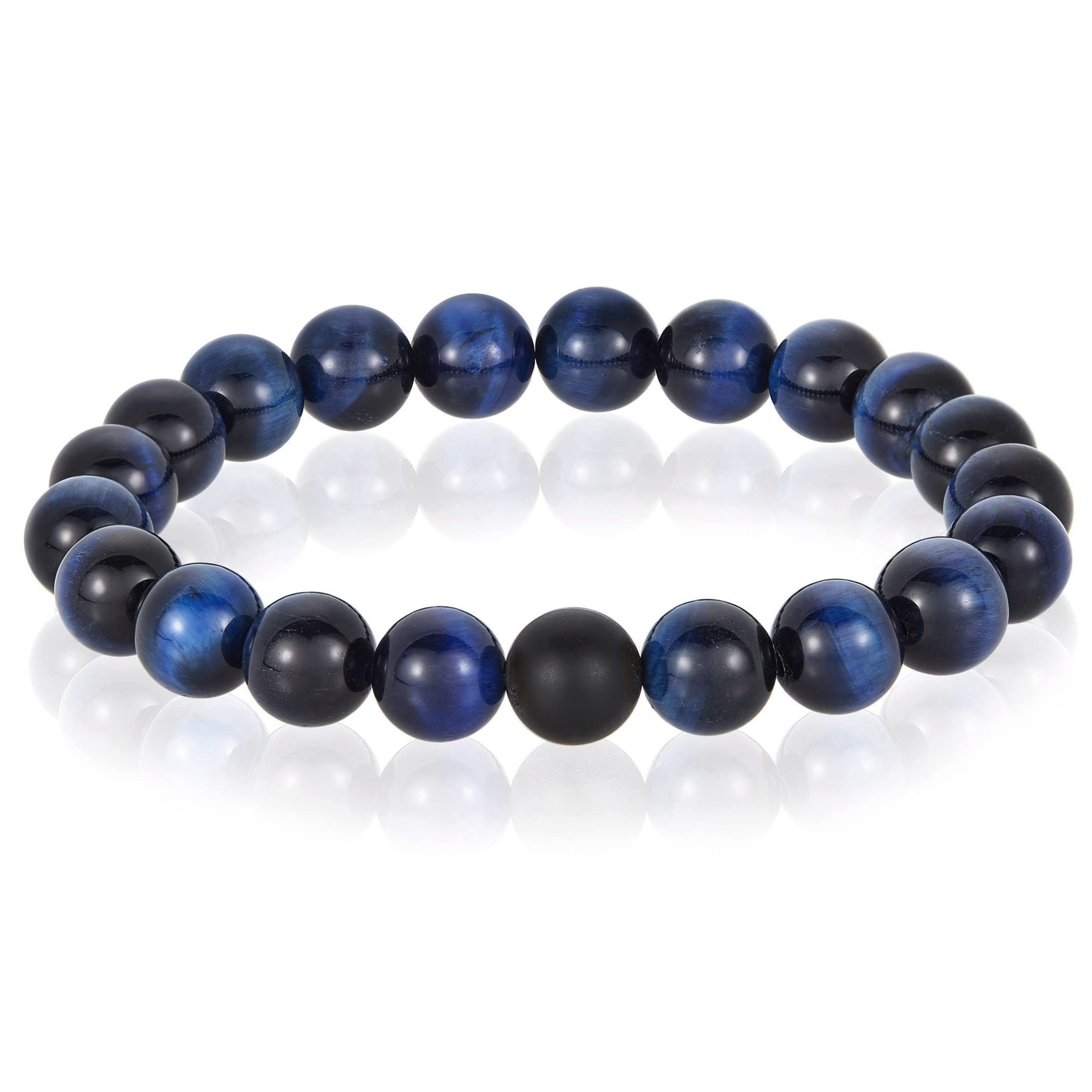 Foto 1 | Pulsera West Coast Jewelry Crisol Con Piedra Ojo De Tigre Azul - Venta Internacional.