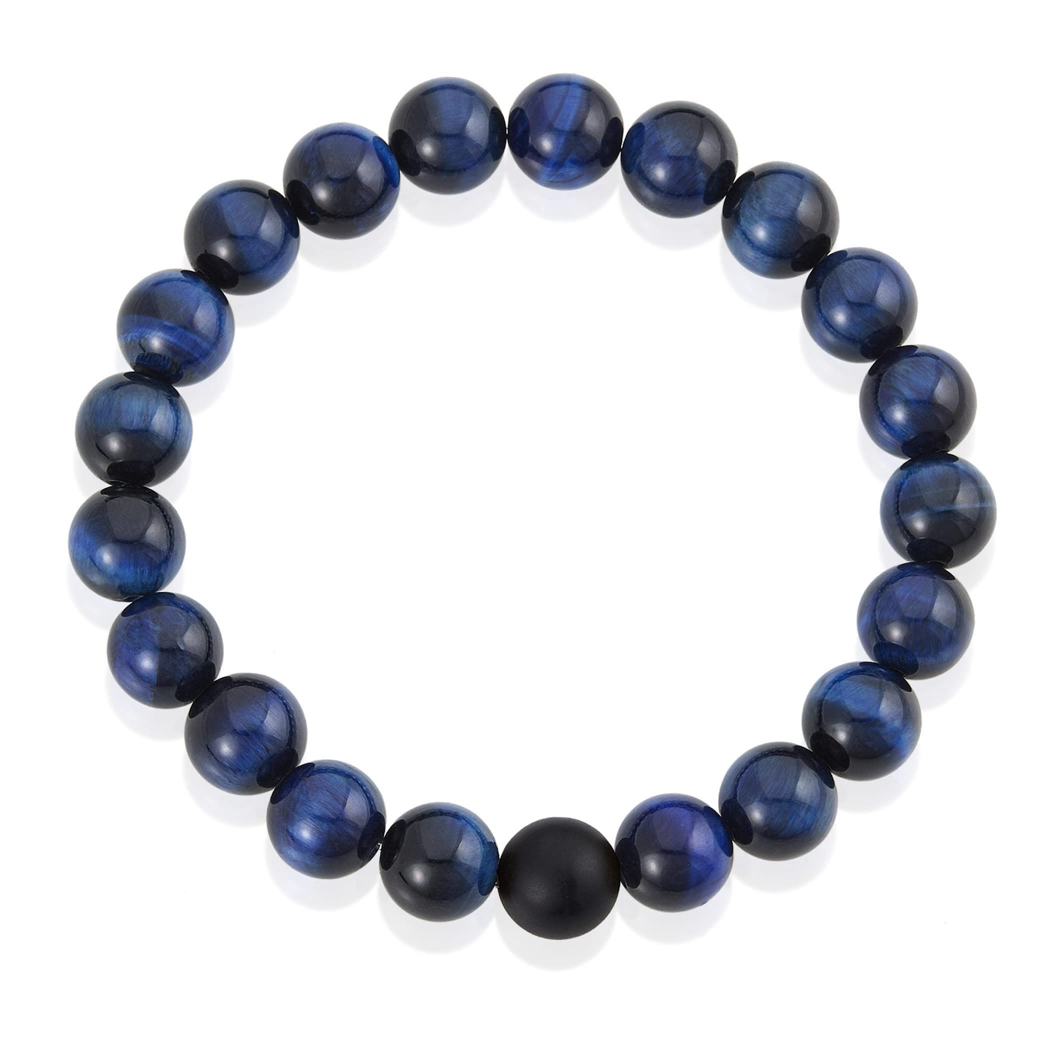 Foto 2 | Pulsera West Coast Jewelry Crisol Con Piedra Ojo De Tigre Azul - Venta Internacional.