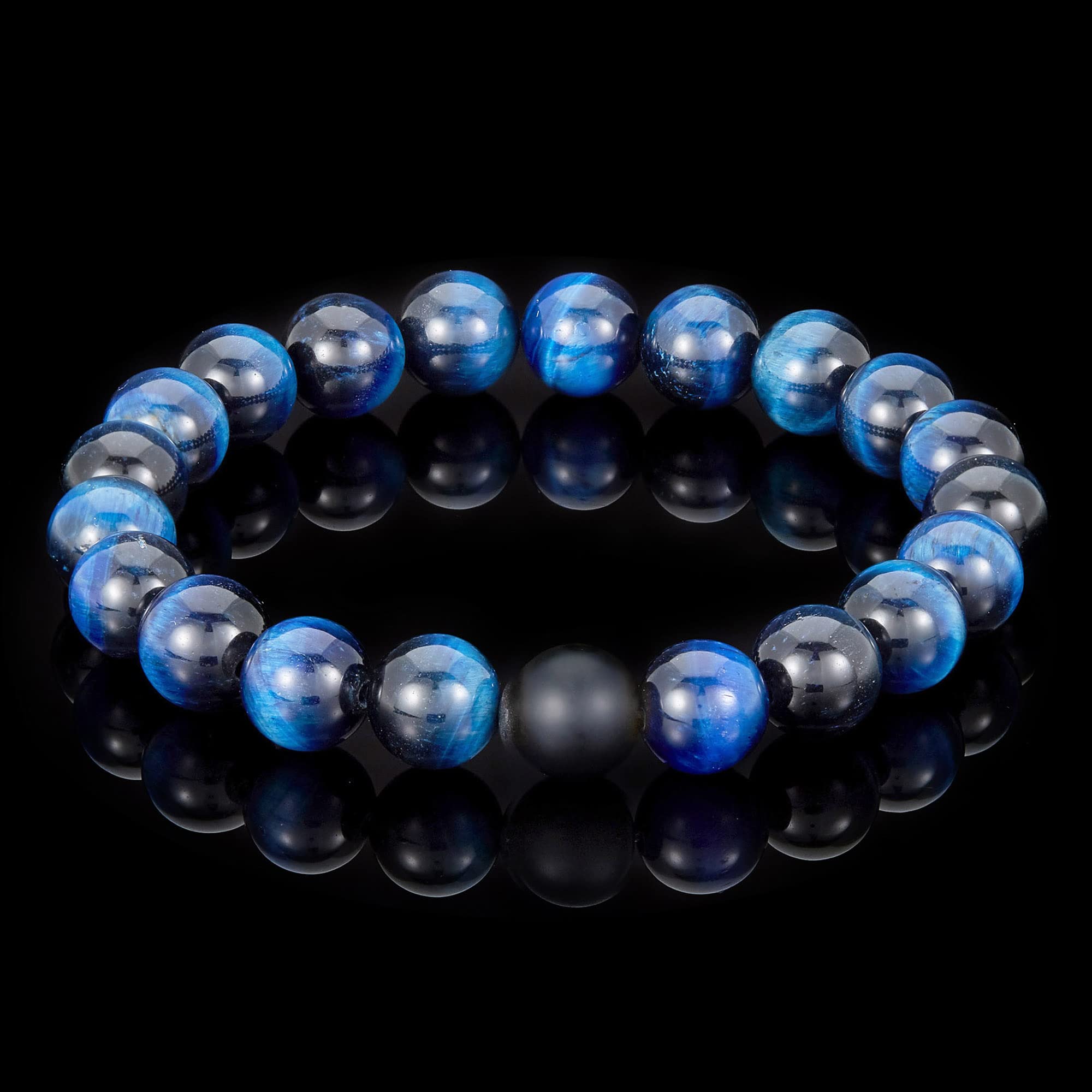 Foto 4 | Pulsera West Coast Jewelry Crisol Con Piedra Ojo De Tigre Azul - Venta Internacional.