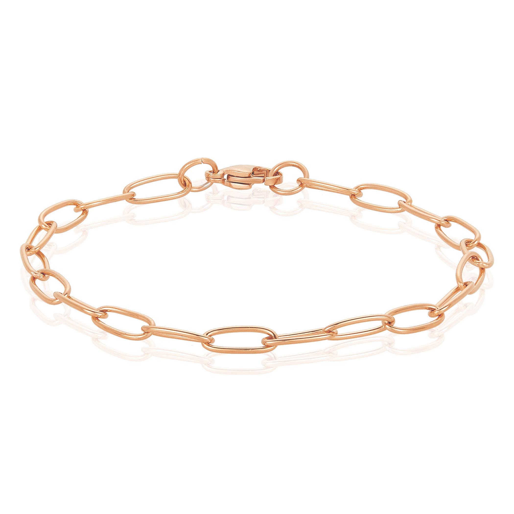 Foto 4 pulgar | Pulsera West Coast Jewelry De Acero Inoxidable Chapado En Oro Rosa - Venta Internacional.