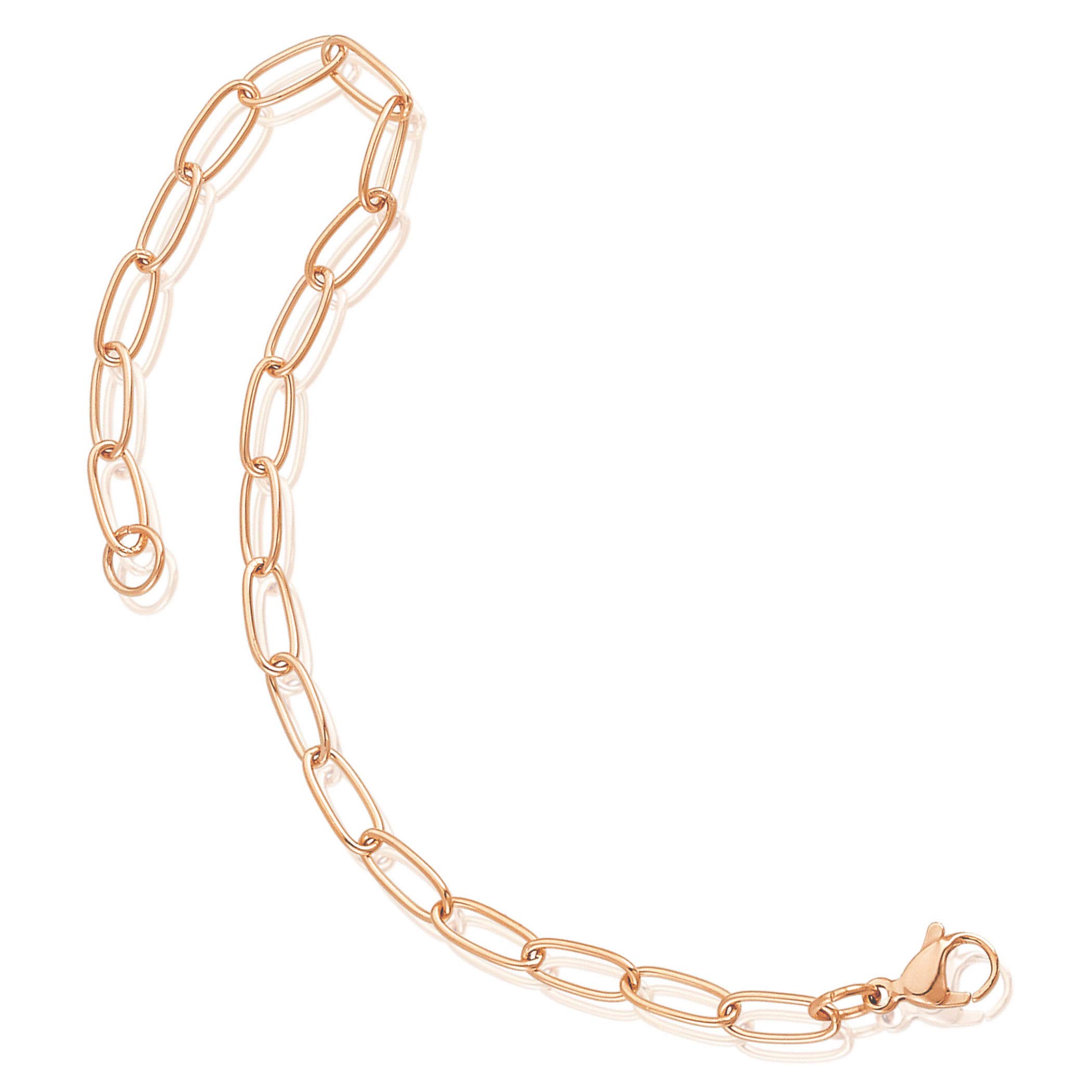 Foto 5 | Pulsera West Coast Jewelry De Acero Inoxidable Chapado En Oro Rosa - Venta Internacional.