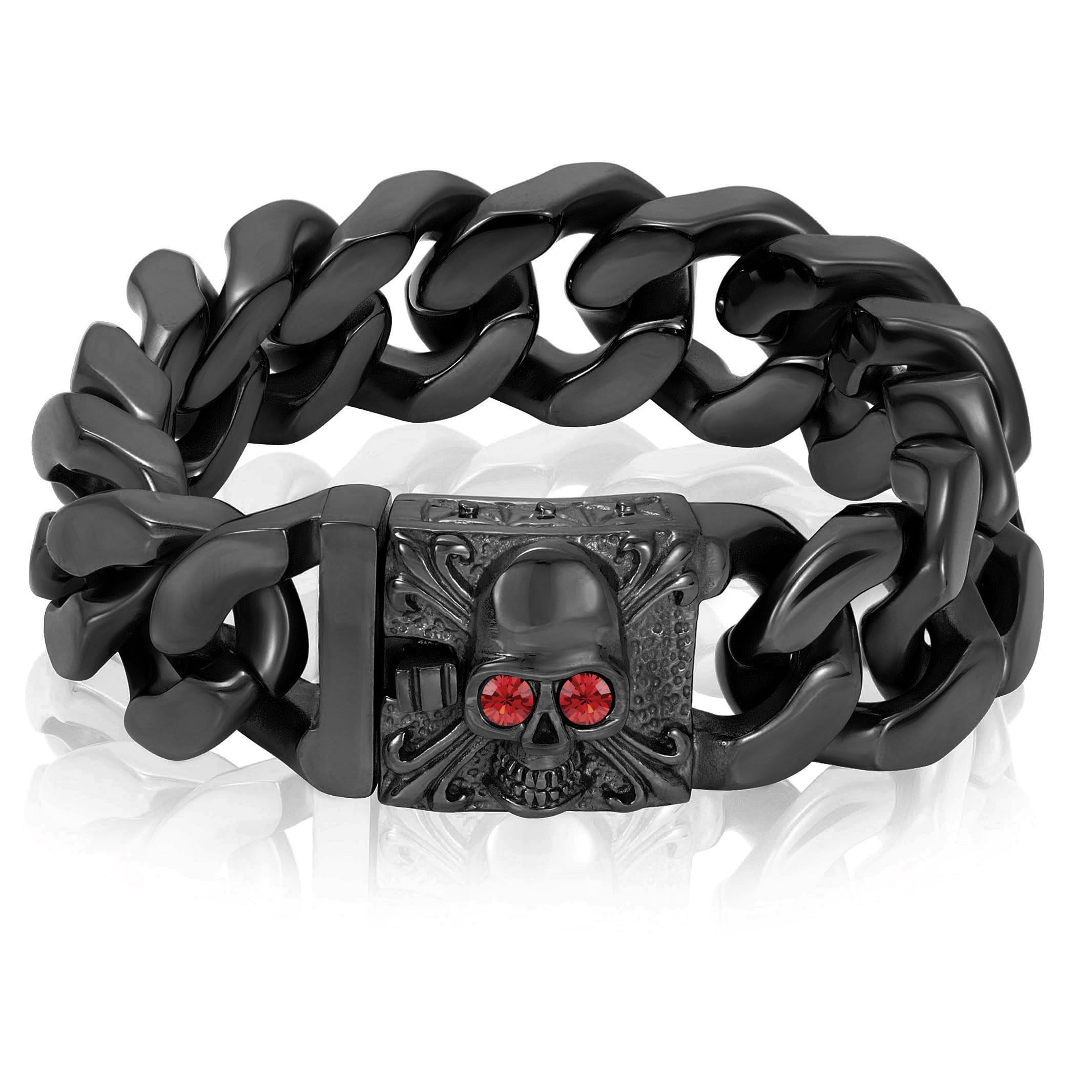 Foto 2 pulgar | Pulsera West Coast Jewelry Crucible Para Hombre, Acero Chapado En Negro - Venta Internacional.