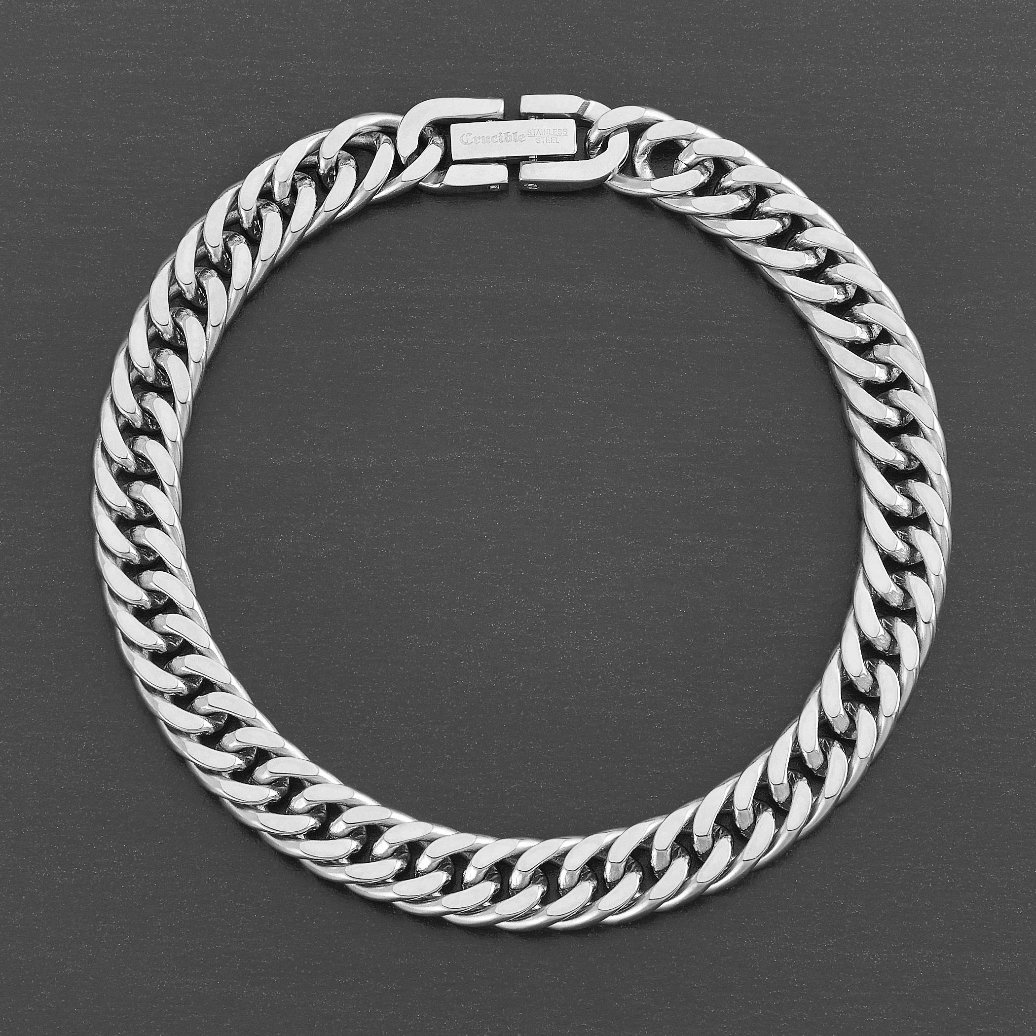 Foto 5 pulgar | Pulsera West Coast Jewelry Crucible De Acero Inoxidable Pulido - Venta Internacional.