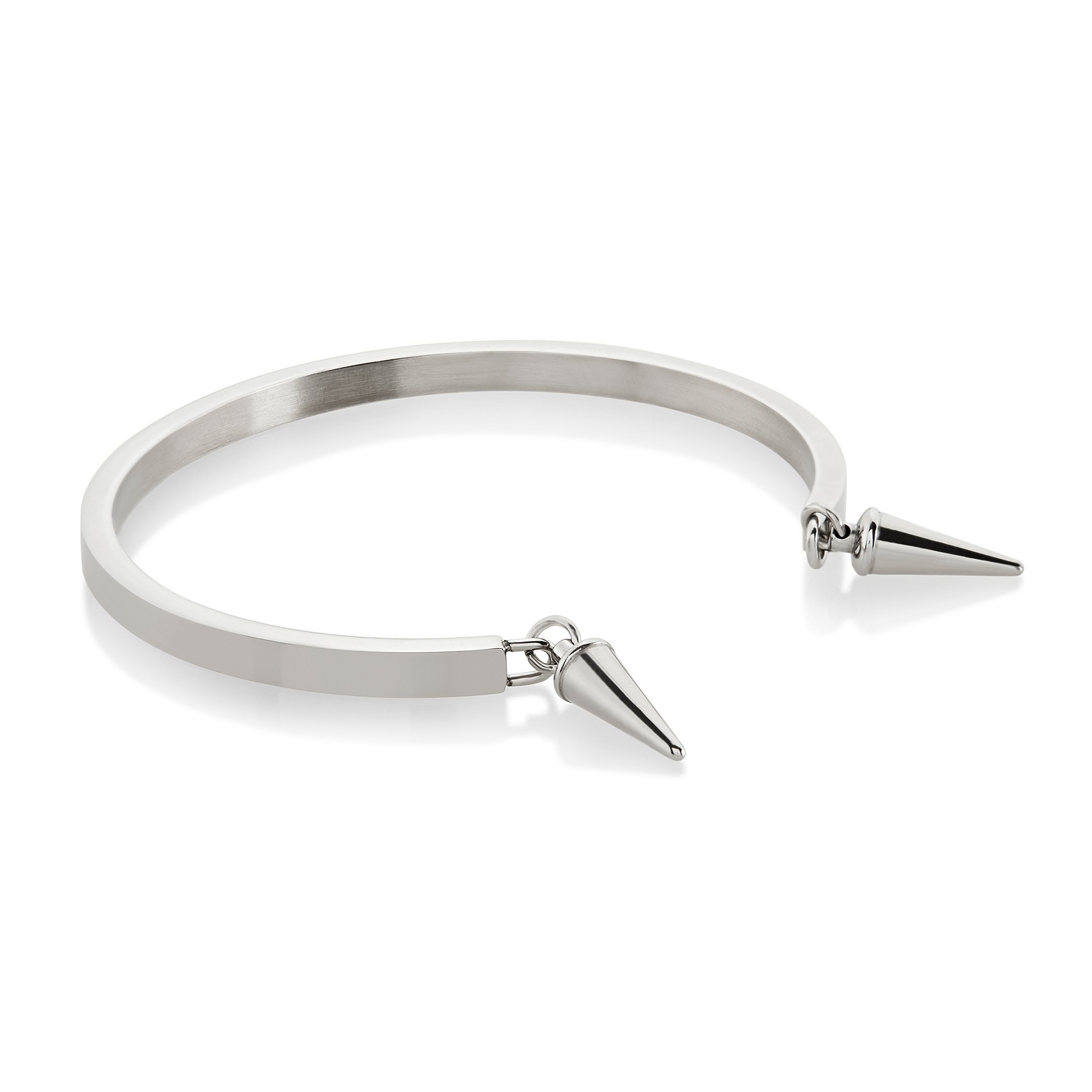 Foto 2 pulgar | Brazalete De Acero Inoxidable Pulido De West Coast Jewelry - Venta Internacional.