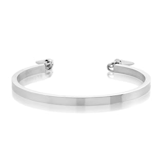Foto 2 | Brazalete De Acero Inoxidable Pulido De West Coast Jewelry - Venta Internacional.