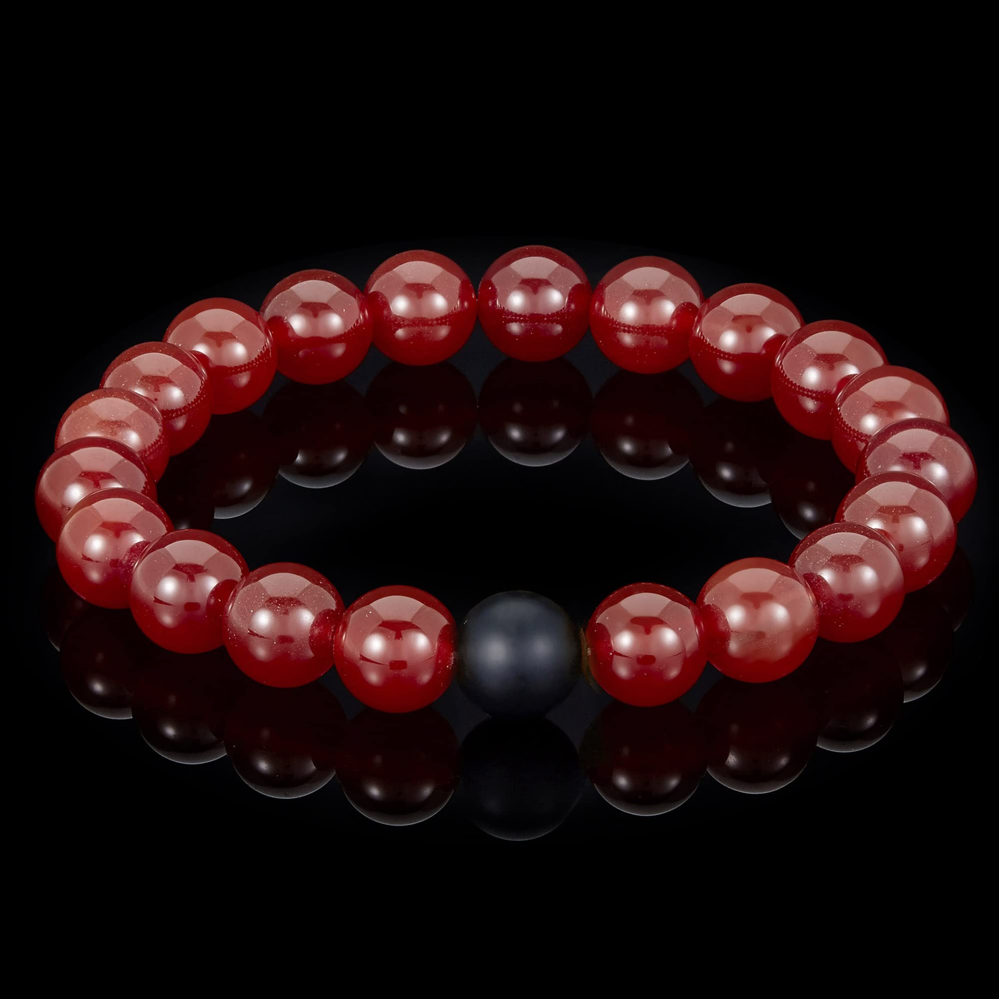 Foto 4 | Pulsera West Coast Jewelry Crisol Con Piedra De Ágata Roja - Venta Internacional.