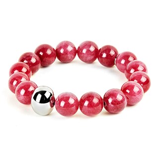 Foto 1 | Pulsera West Coast Jewelry Elya, Color Cereza, Jade Y Acero - Venta Internacional.