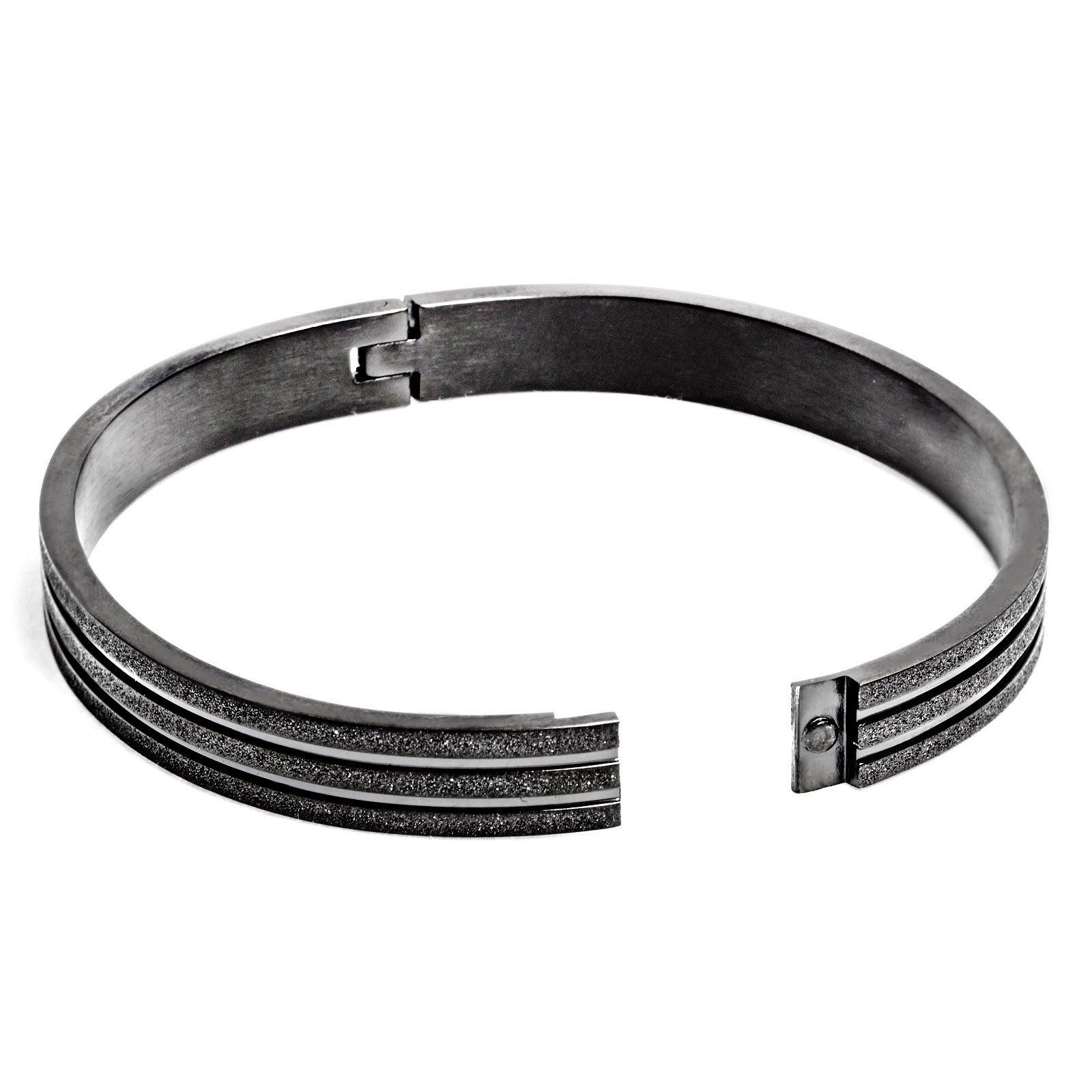 Foto 3 pulgar | Brazalete Tipo Brazalete West Coast Jewelry Elya Para Mujer, Acero Negro - Venta Internacional.