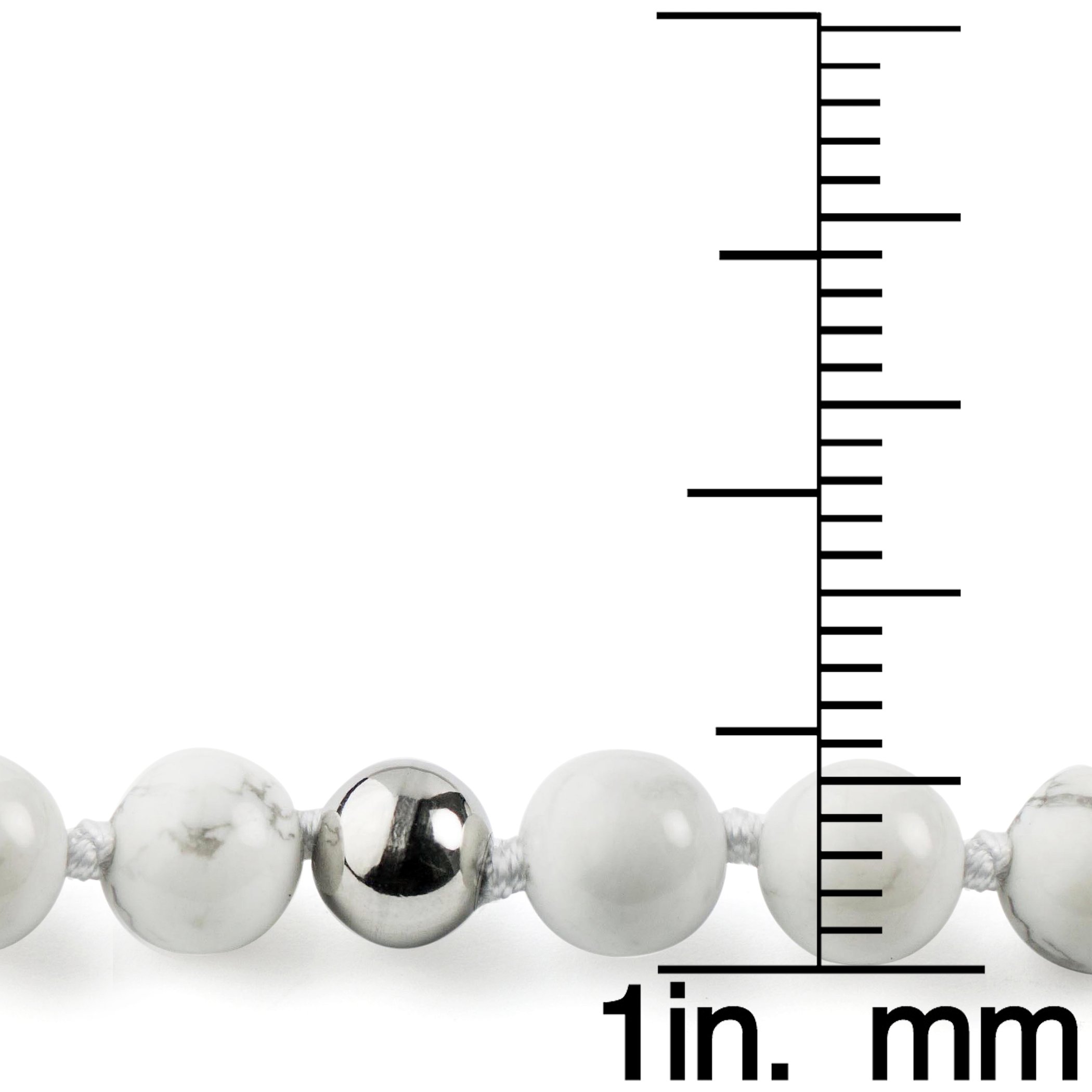 Foto 4 pulgar | Pulsera West Coast Jewelry Con Cuentas De Acero Blanco Y Turquesa - Venta Internacional.