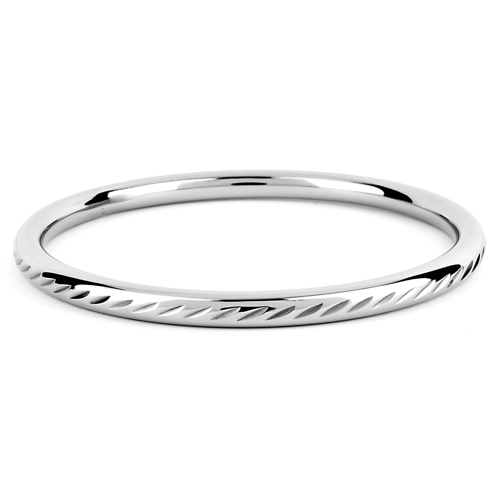 Foto 2 pulgar | Brazalete De Acero Inoxidable Pulido West Coast Jewelry - Venta Internacional.