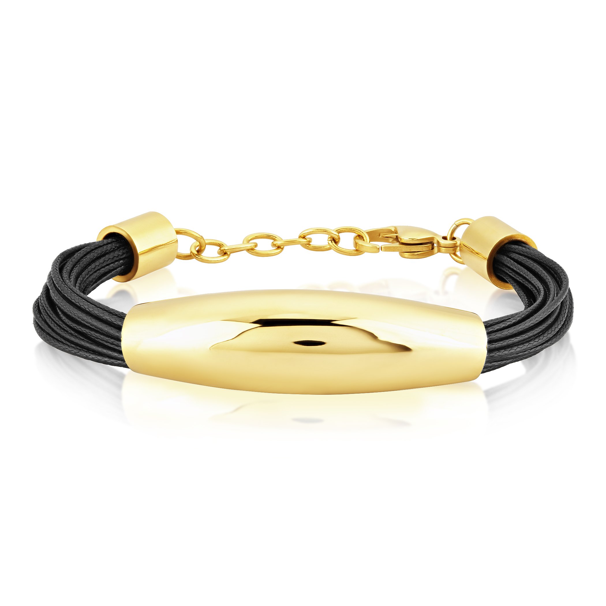 Foto 1 | Pulsera West Coast Jewelry De Acero Inoxidable Chapado En Oro - Venta Internacional.