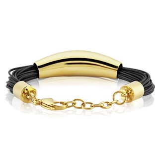 Foto 2 | Pulsera West Coast Jewelry De Acero Inoxidable Chapado En Oro - Venta Internacional.