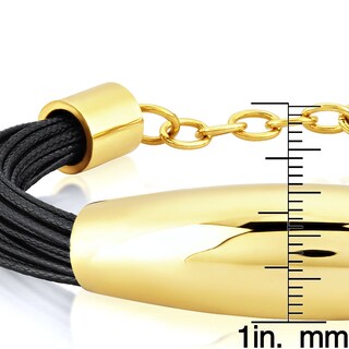 Foto 3 | Pulsera West Coast Jewelry De Acero Inoxidable Chapado En Oro - Venta Internacional.