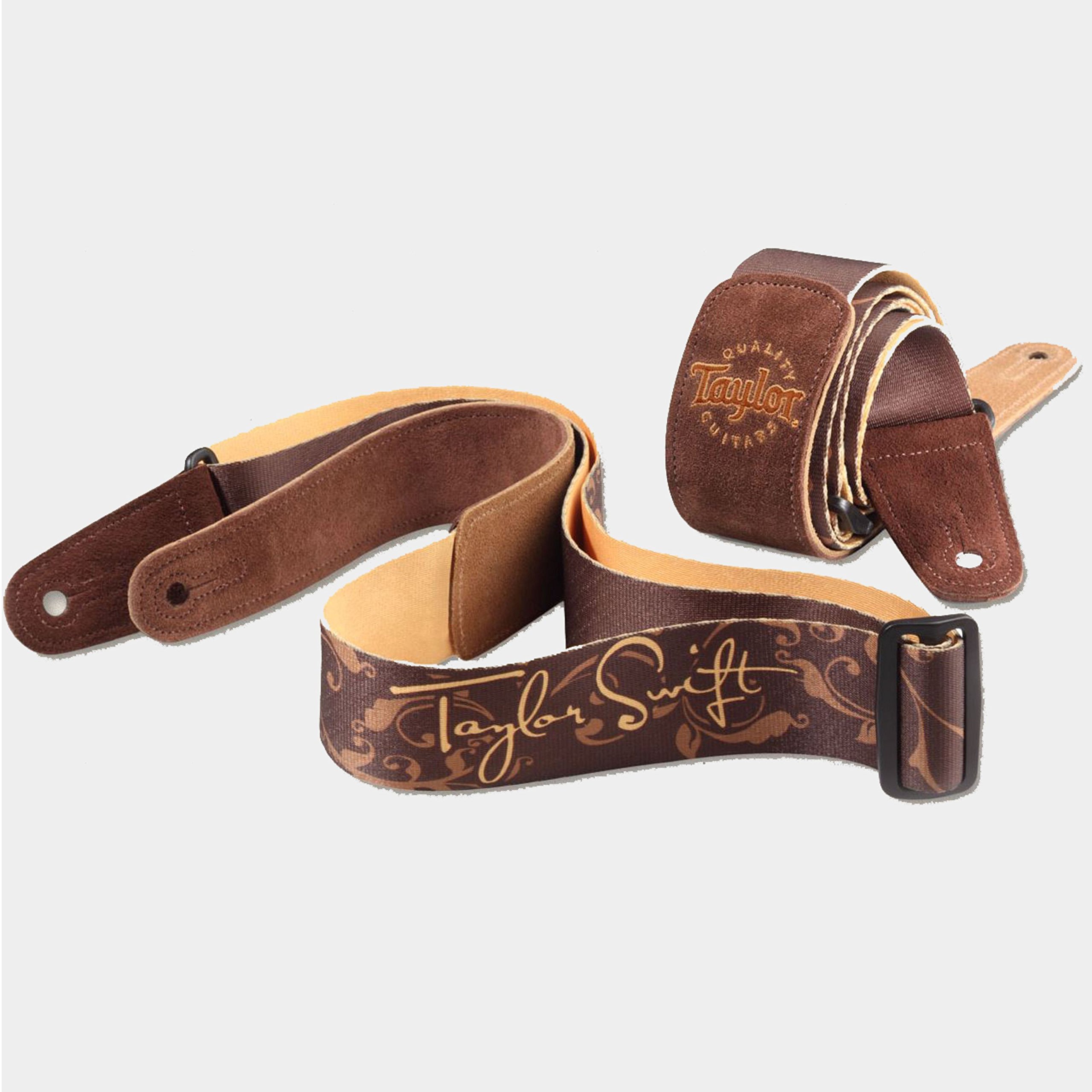 Correa Para Guitarra Con Diseño Floral Y Vinícola Característico De Taylor Swift - Venta Internacional.