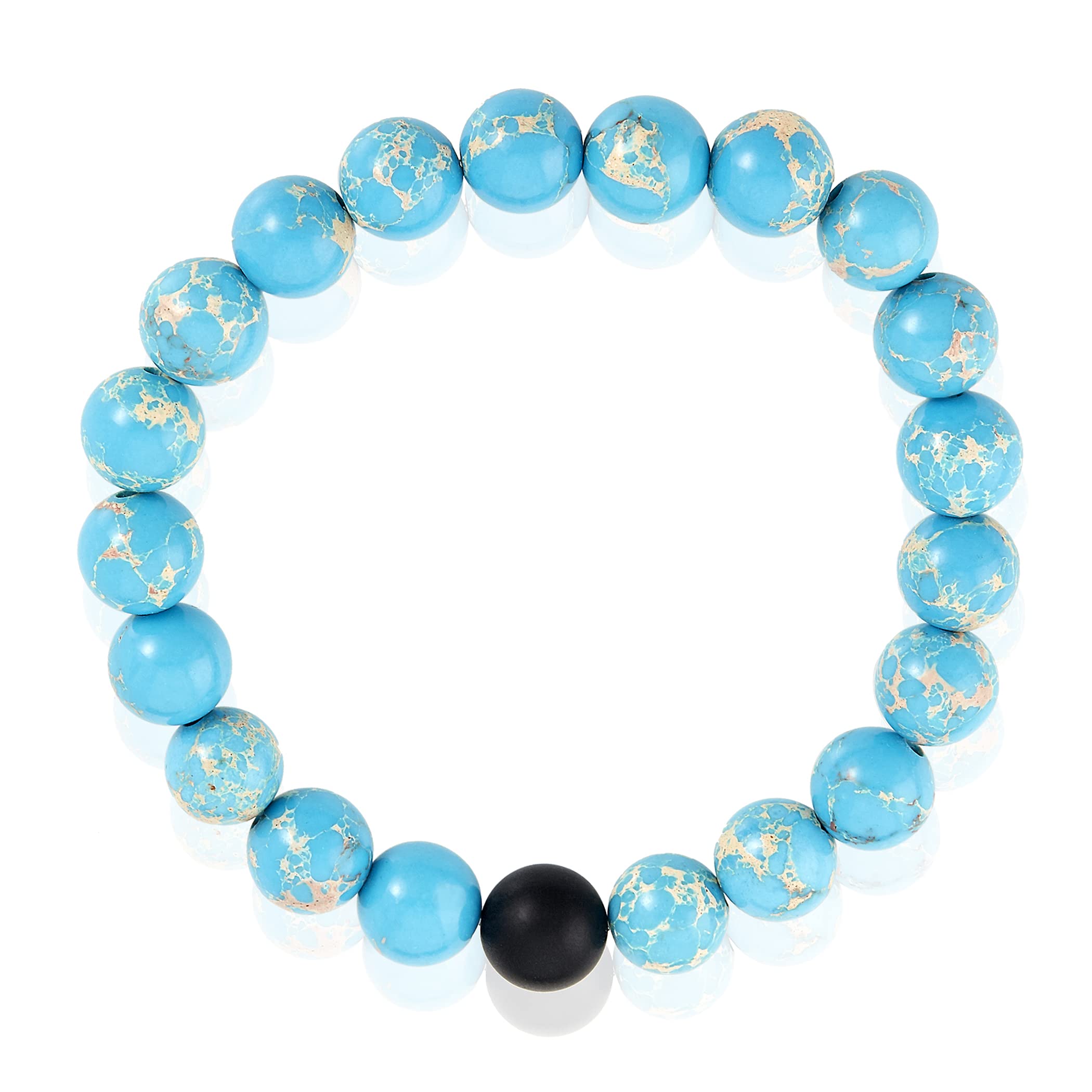 Foto 3 pulgar | Pulsera West Coast Jewelry Crisol Imperial Jasper Stone - Venta Internacional.