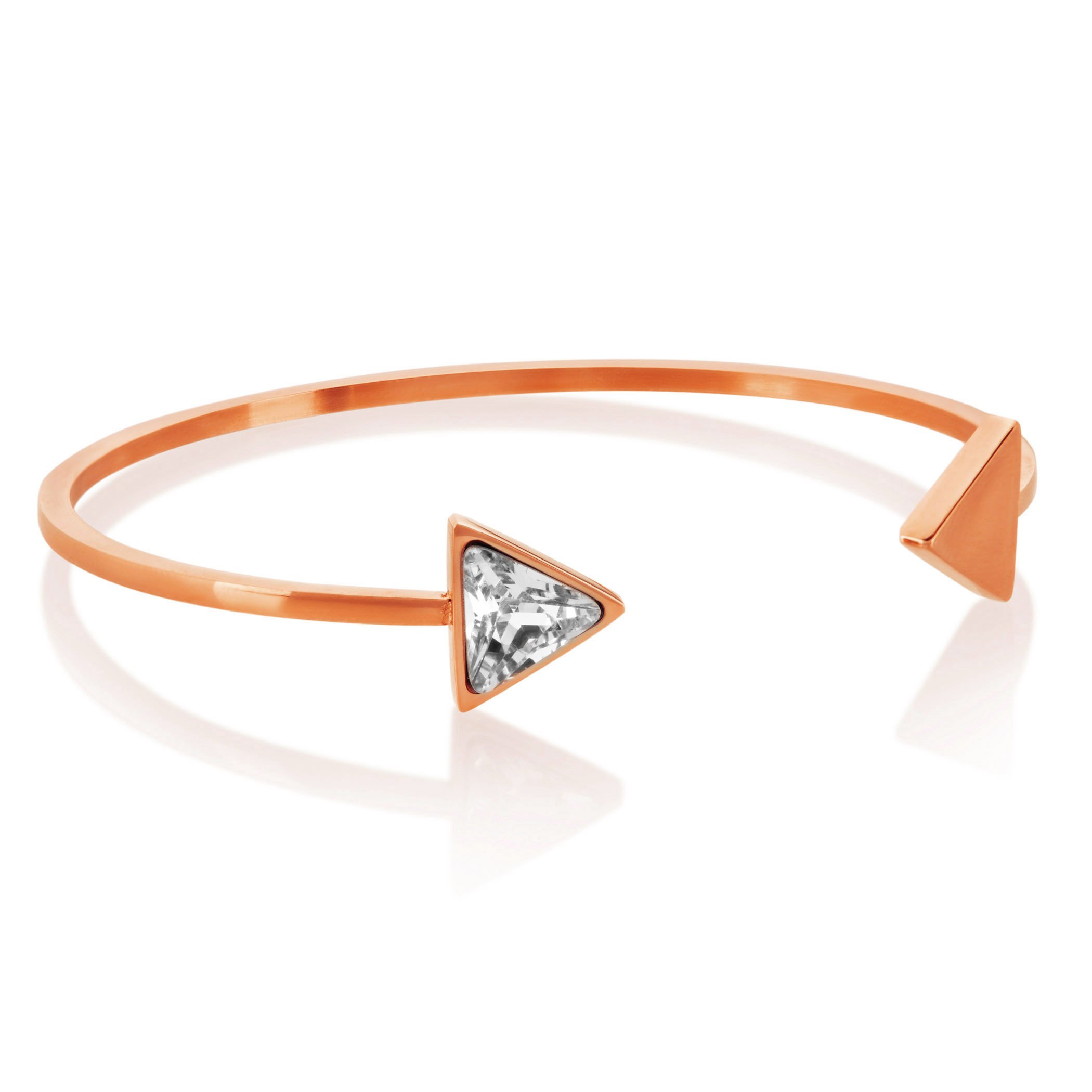 Foto 2 | Brazalete West Coast Jewelry De Acero Inoxidable En Oro Rosa - Venta Internacional.