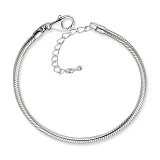 Foto 1 | Pulsera West Coast Jewelry Con Cadena De Serpiente Chapada En Plata - Venta Internacional.