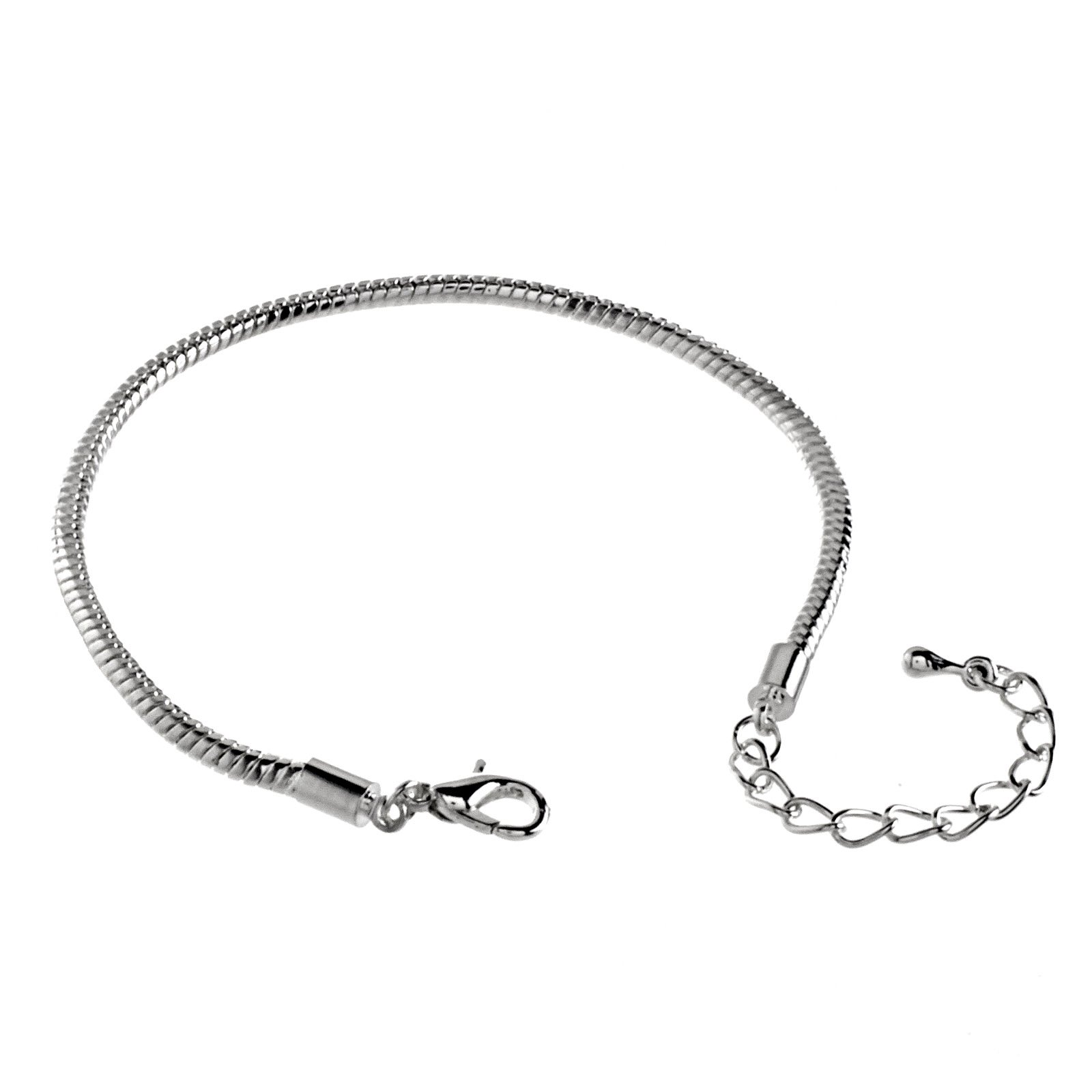 Foto 3 pulgar | Pulsera West Coast Jewelry Con Cadena De Serpiente Chapada En Plata - Venta Internacional.