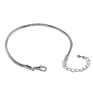 Foto 2 | Pulsera West Coast Jewelry Con Cadena De Serpiente Chapada En Plata - Venta Internacional.