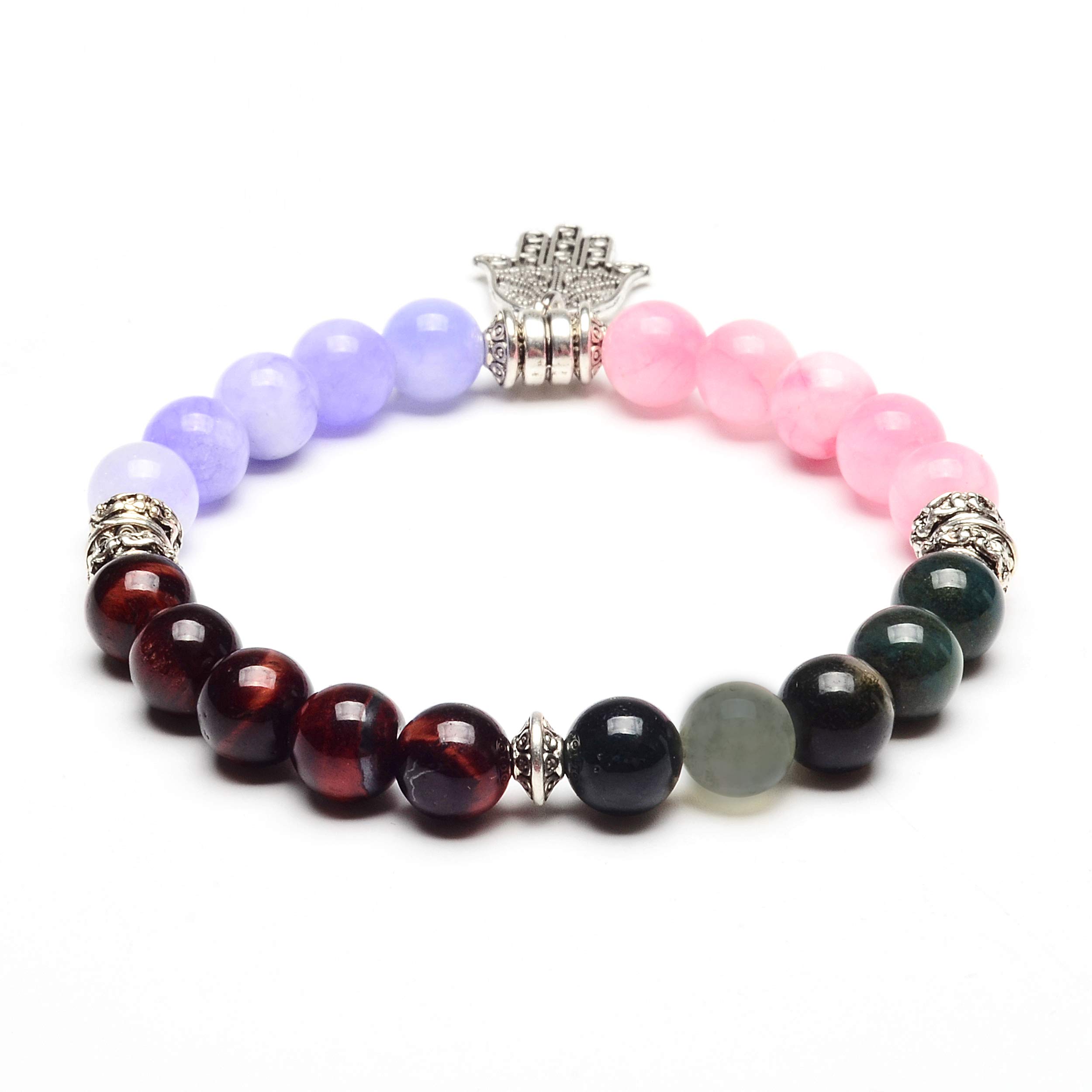Foto 3 | Pulsera West Coast Jewelry Elya Hamsa, Colgante De Mano Con Ágata De Jade - Venta Internacional.