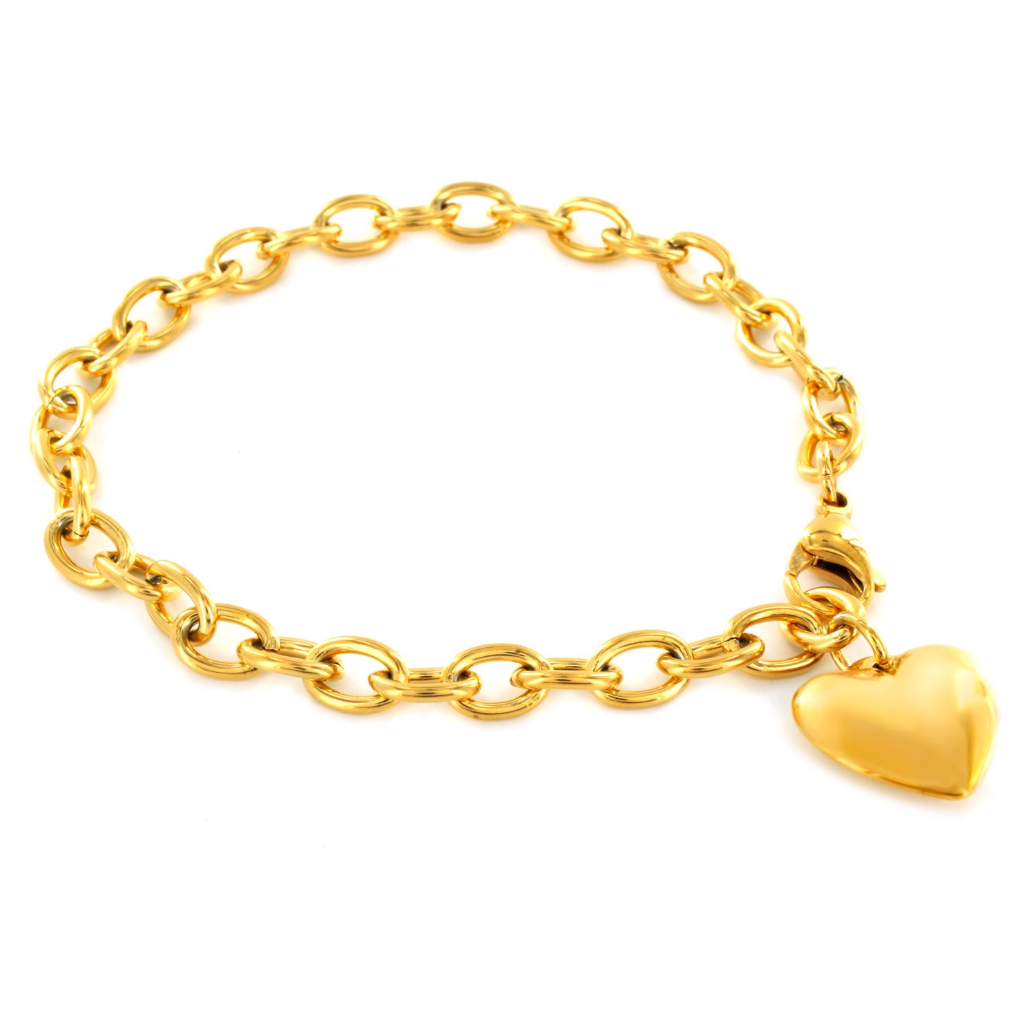 Foto 2 pulgar | Pulsera West Coast Jewelry De Acero Inoxidable Chapado En Oro - Venta Internacional.
