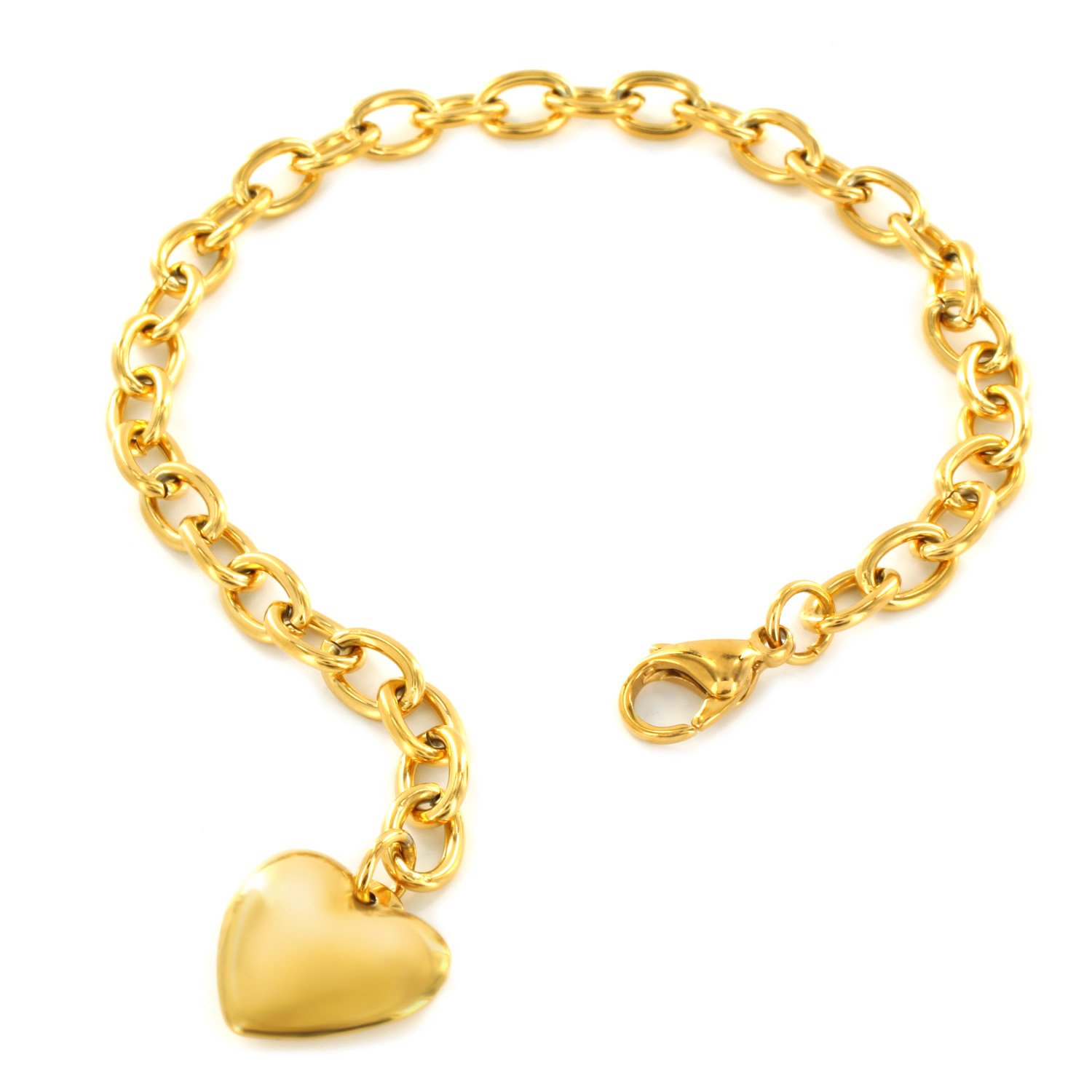 Foto 3 pulgar | Pulsera West Coast Jewelry De Acero Inoxidable Chapado En Oro - Venta Internacional.