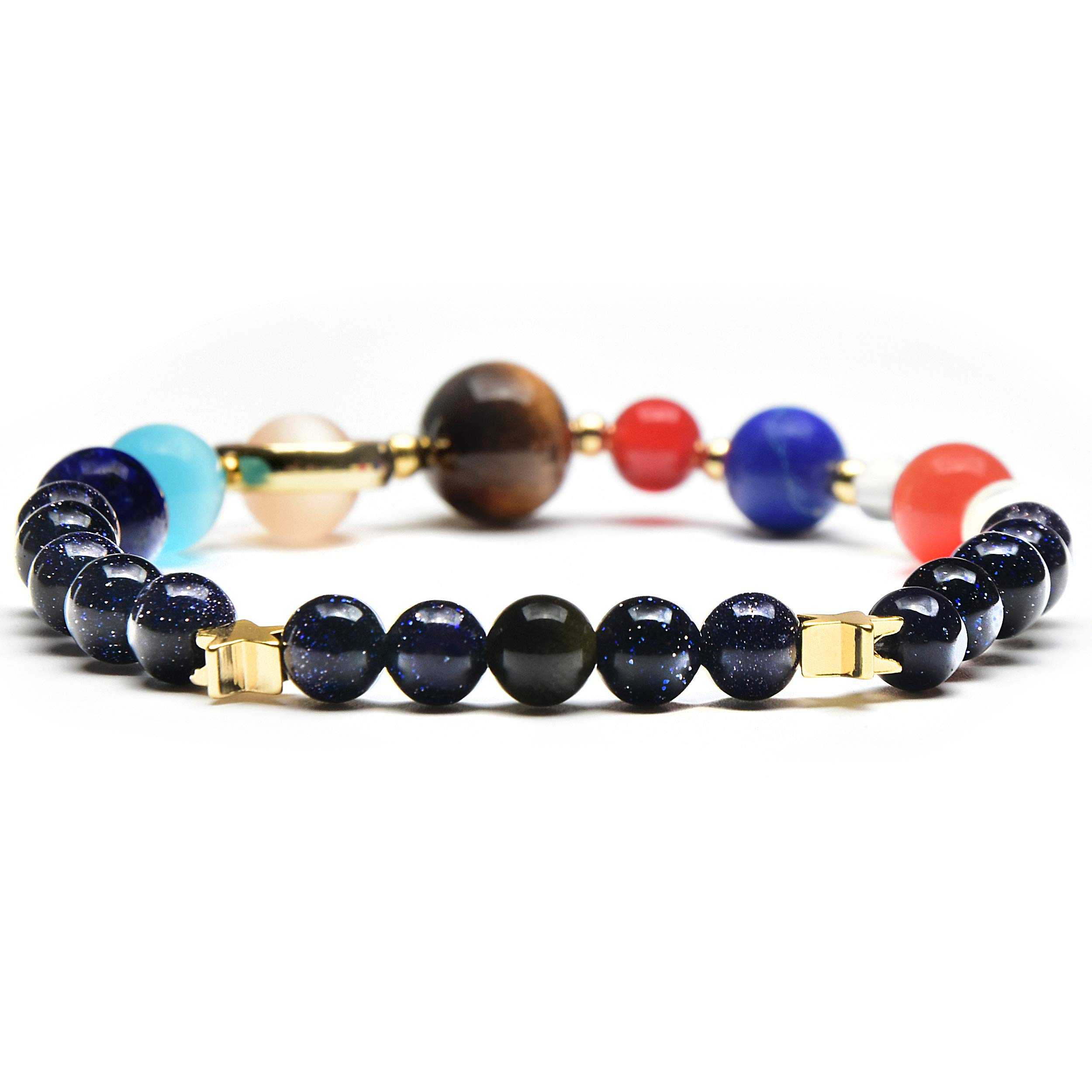 Foto 4 pulgar | Pulsera West Coast Jewelry Solar System Con Cuentas De Arenisca - Venta Internacional.