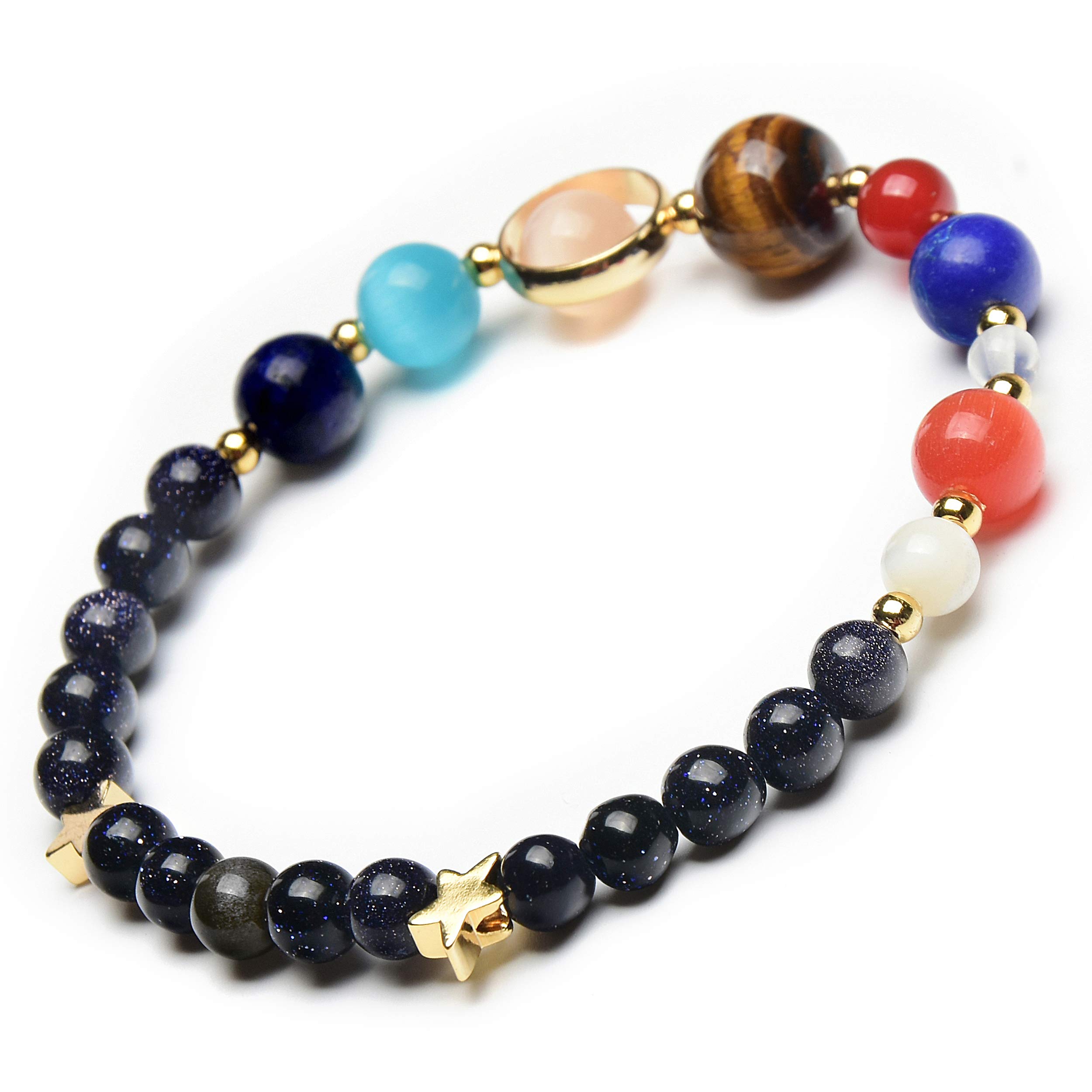 Foto 5 pulgar | Pulsera West Coast Jewelry Solar System Con Cuentas De Arenisca - Venta Internacional.