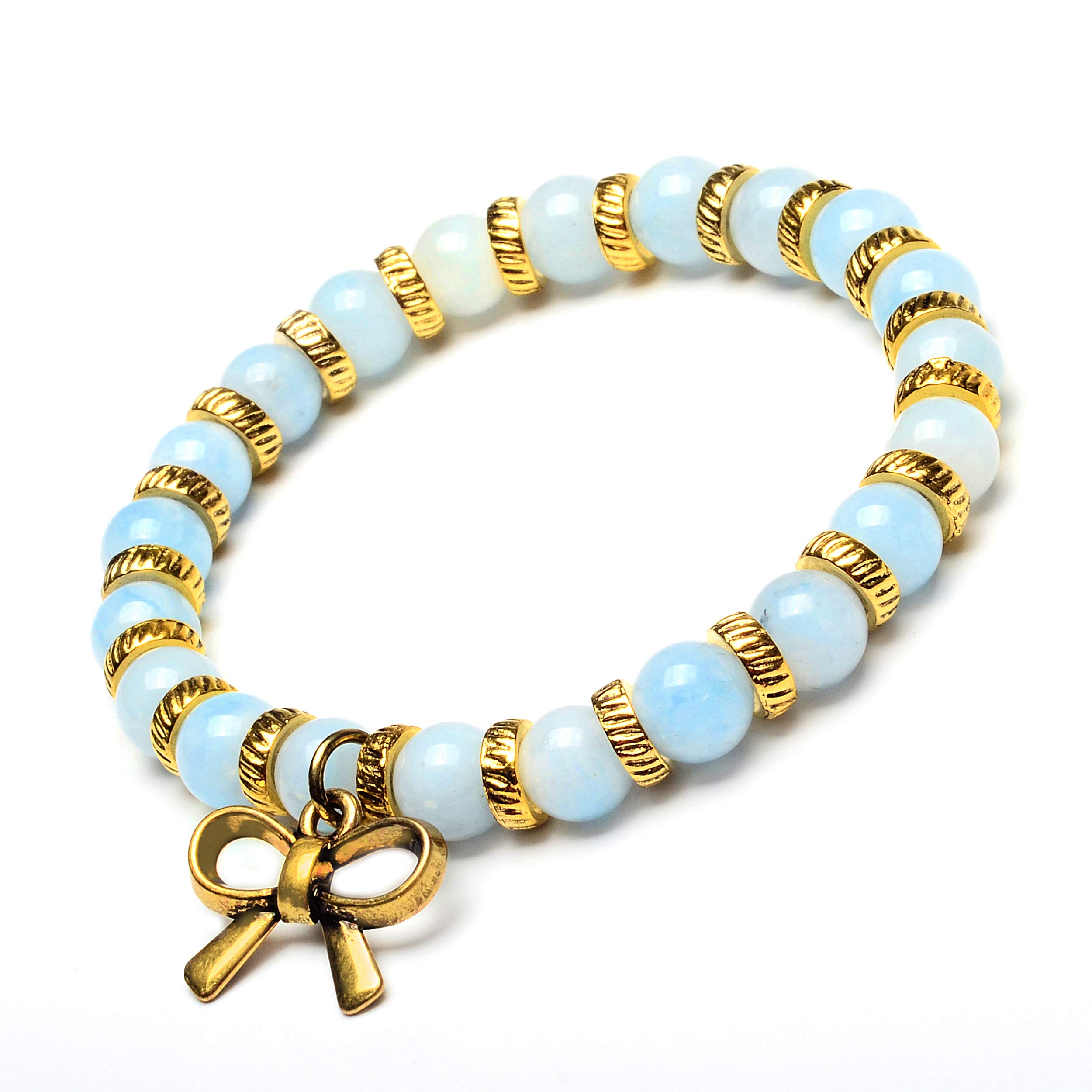 Foto 5 pulgar | Brazalete West Coast Jewelry Con Forma De Pajarita, Color Azul Claro - Venta Internacional.