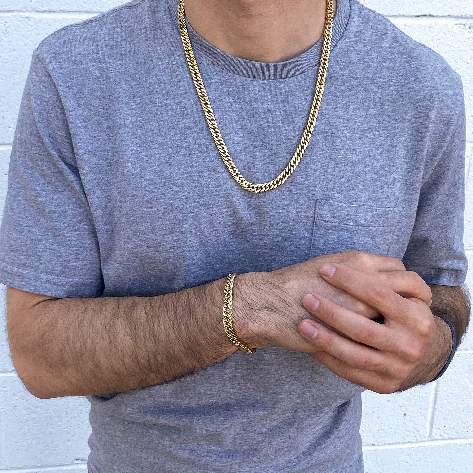 Foto 6 pulgar | Pulsera West Coast Jewelry Crucible Chapada En Oro Pulido - Venta Internacional.