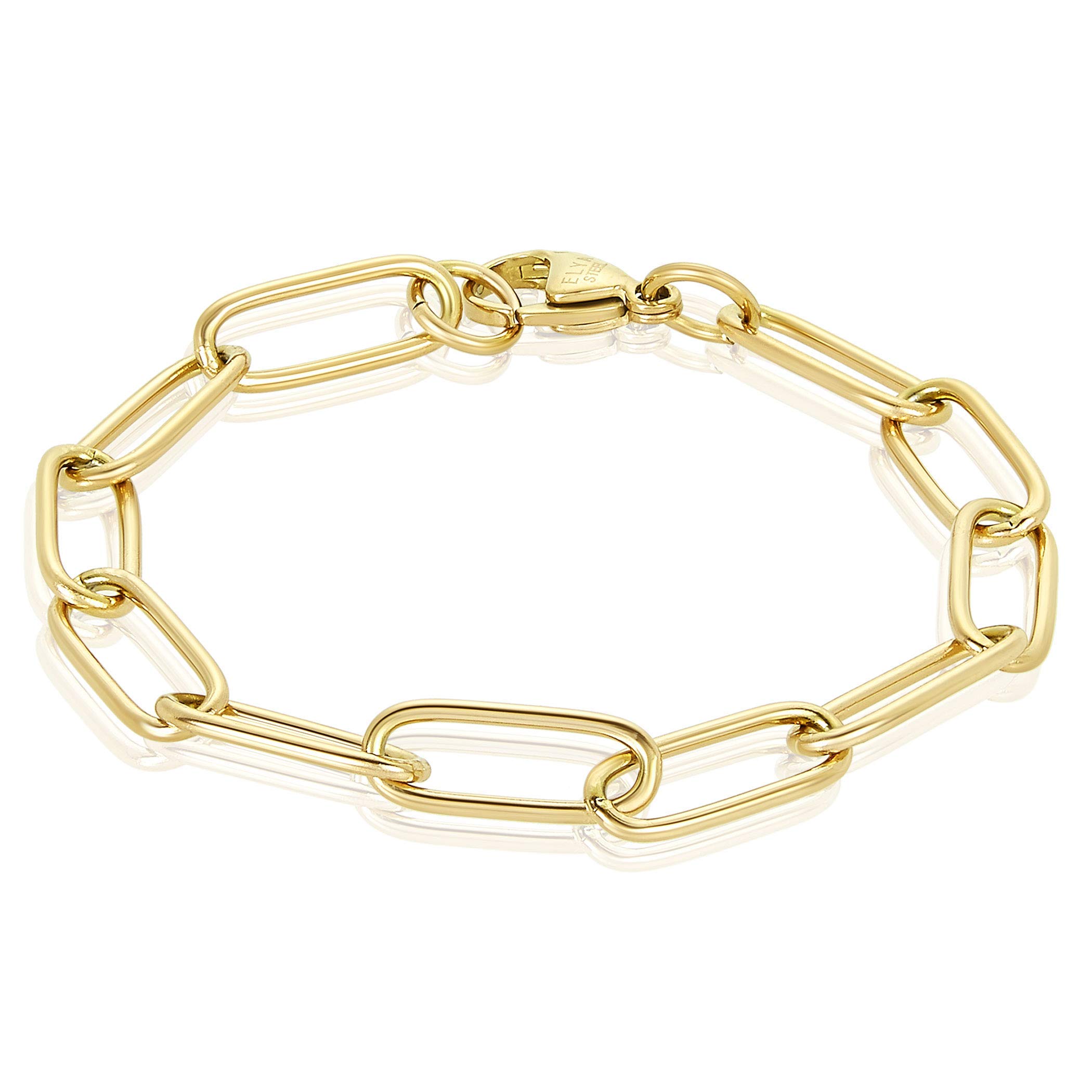 Foto 4 pulgar | Pulsera West Coast Jewelry De Acero Inoxidable Chapado En Oro - Venta Internacional.