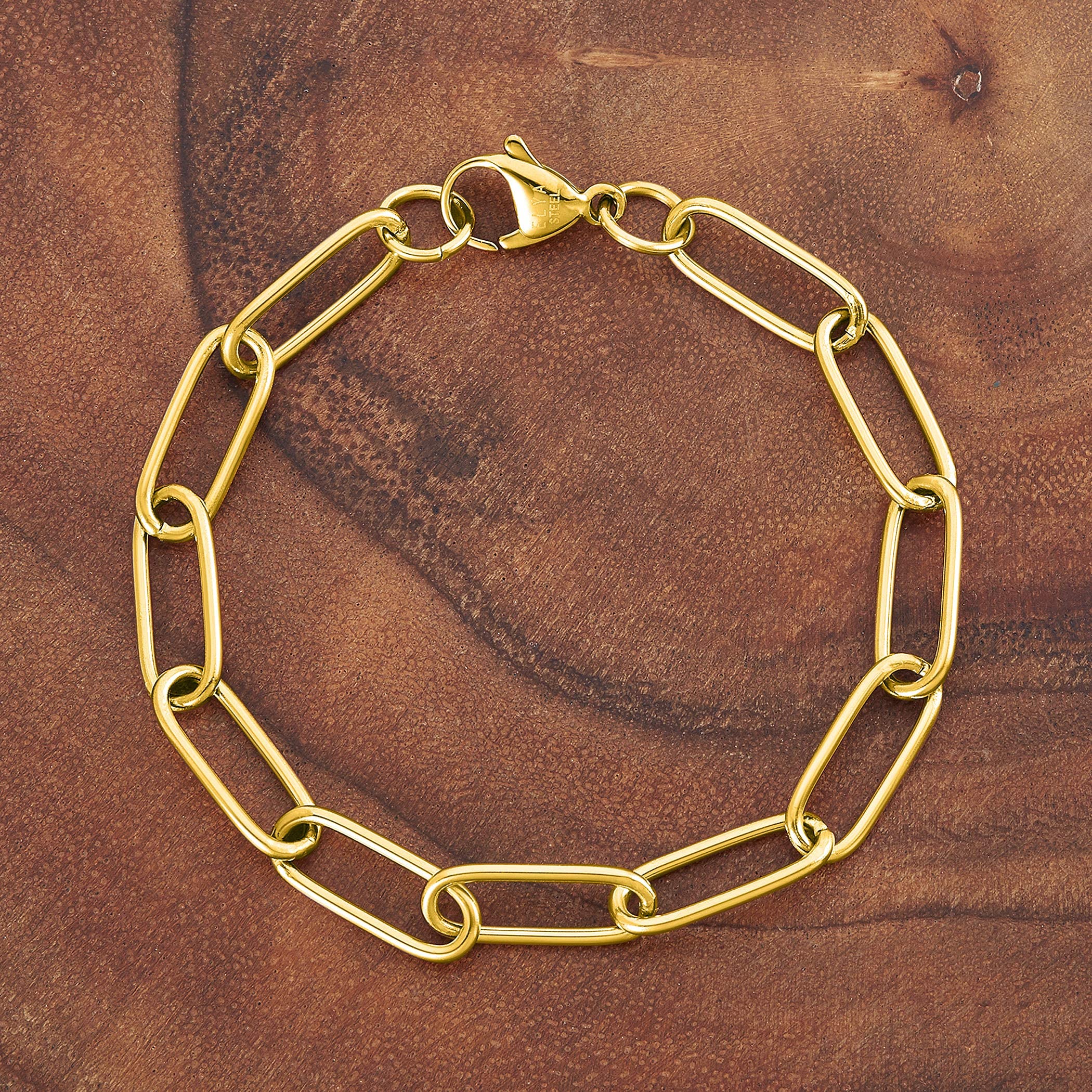 Foto 7 pulgar | Pulsera West Coast Jewelry De Acero Inoxidable Chapado En Oro - Venta Internacional.