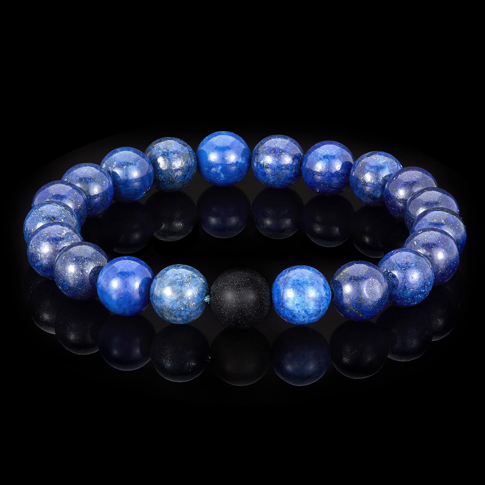 Foto 5 pulgar | Pulsera West Coast Jewelry Con Piedra De Lapislázuli Crisol - Venta Internacional.