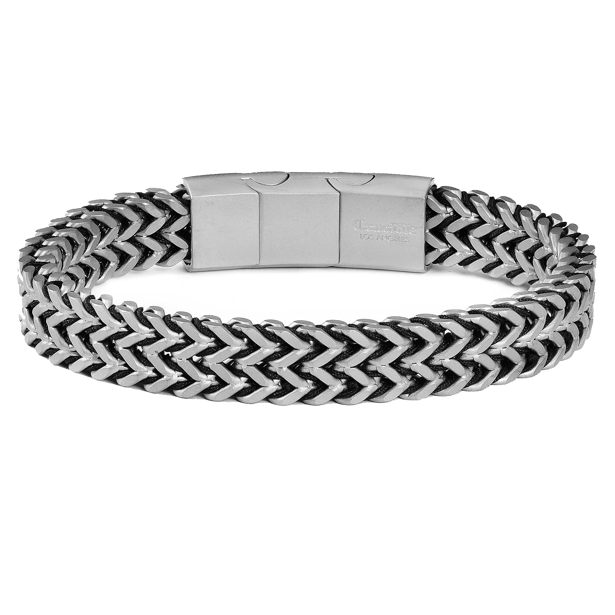 Foto 2 pulgar | Brazalete Crucible De Acero Inoxidable Con Acabado Mate Double Franco - Venta Internacional.