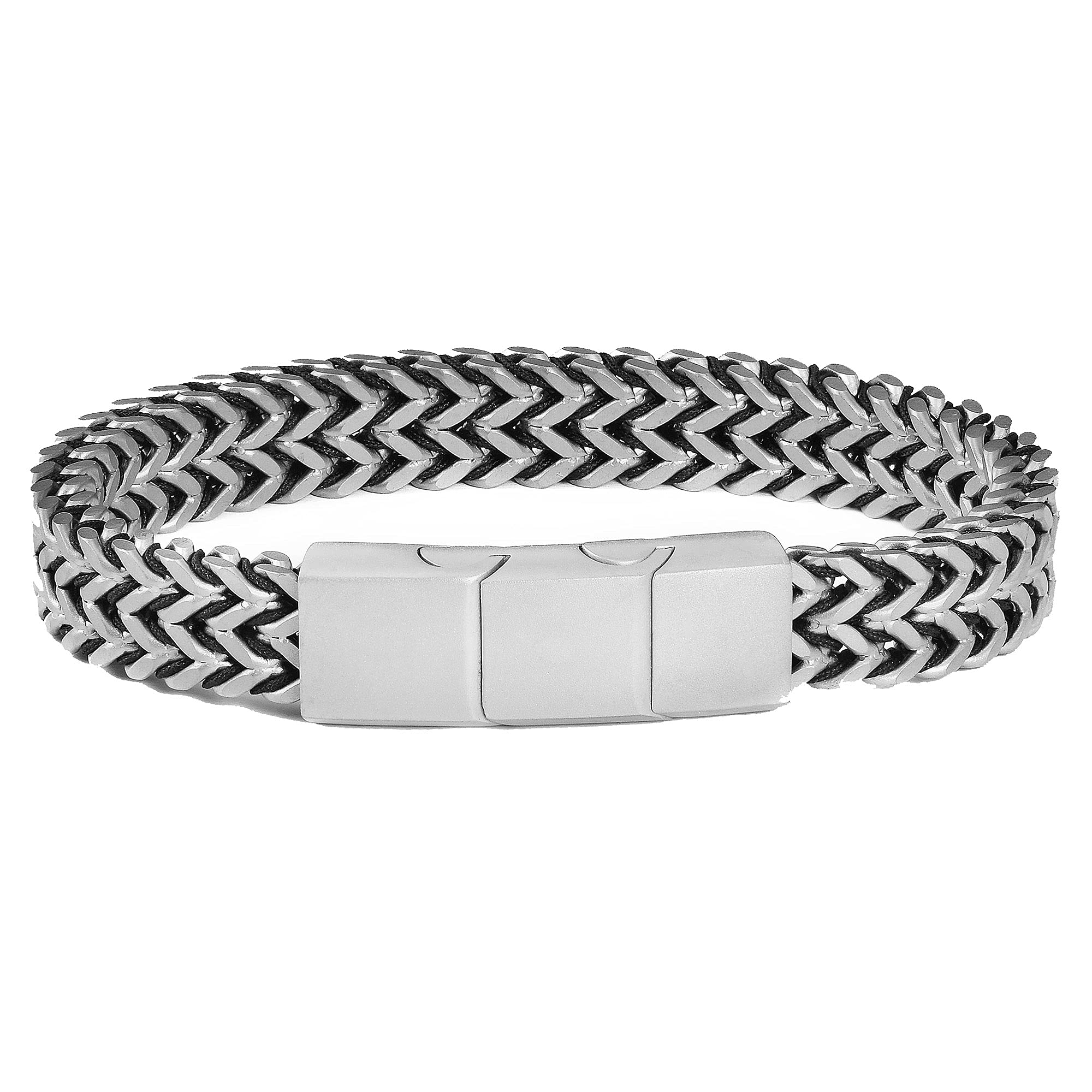 Foto 3 pulgar | Brazalete Crucible De Acero Inoxidable Con Acabado Mate Double Franco - Venta Internacional.
