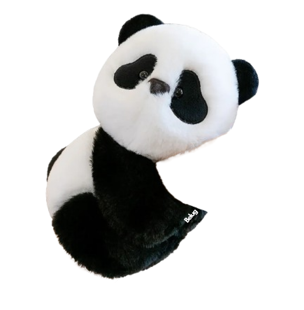 Foto 2 pulgar | 1pcz Pulsera Panda Peluche Belug, Negro Blanco