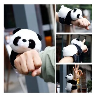 Foto 4 | 1pcz Pulsera Panda Peluche Belug, Negro Blanco
