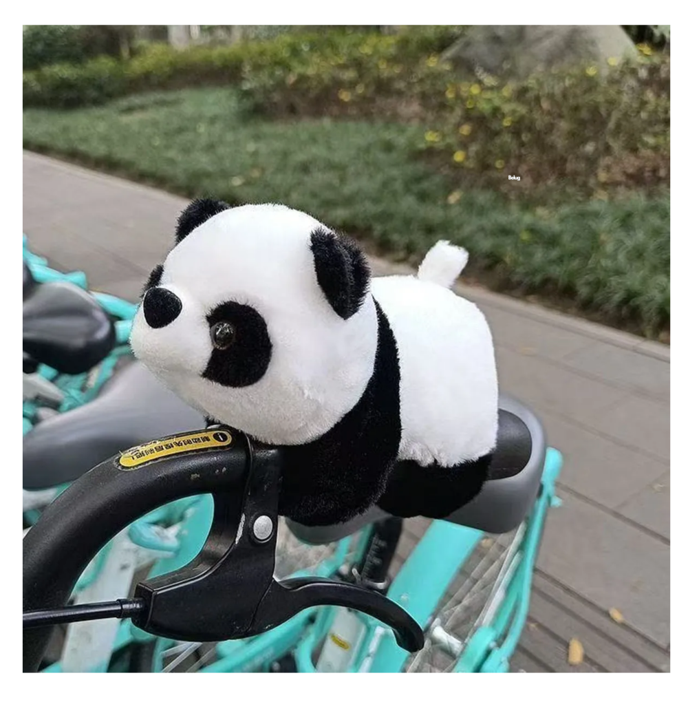 Foto 6 pulgar | 1pcz Pulsera Panda Peluche Belug, Negro Blanco