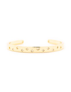 Foto 2 | Brazalete Diseño Estrella The Golden Store Chapa De Oro 18k