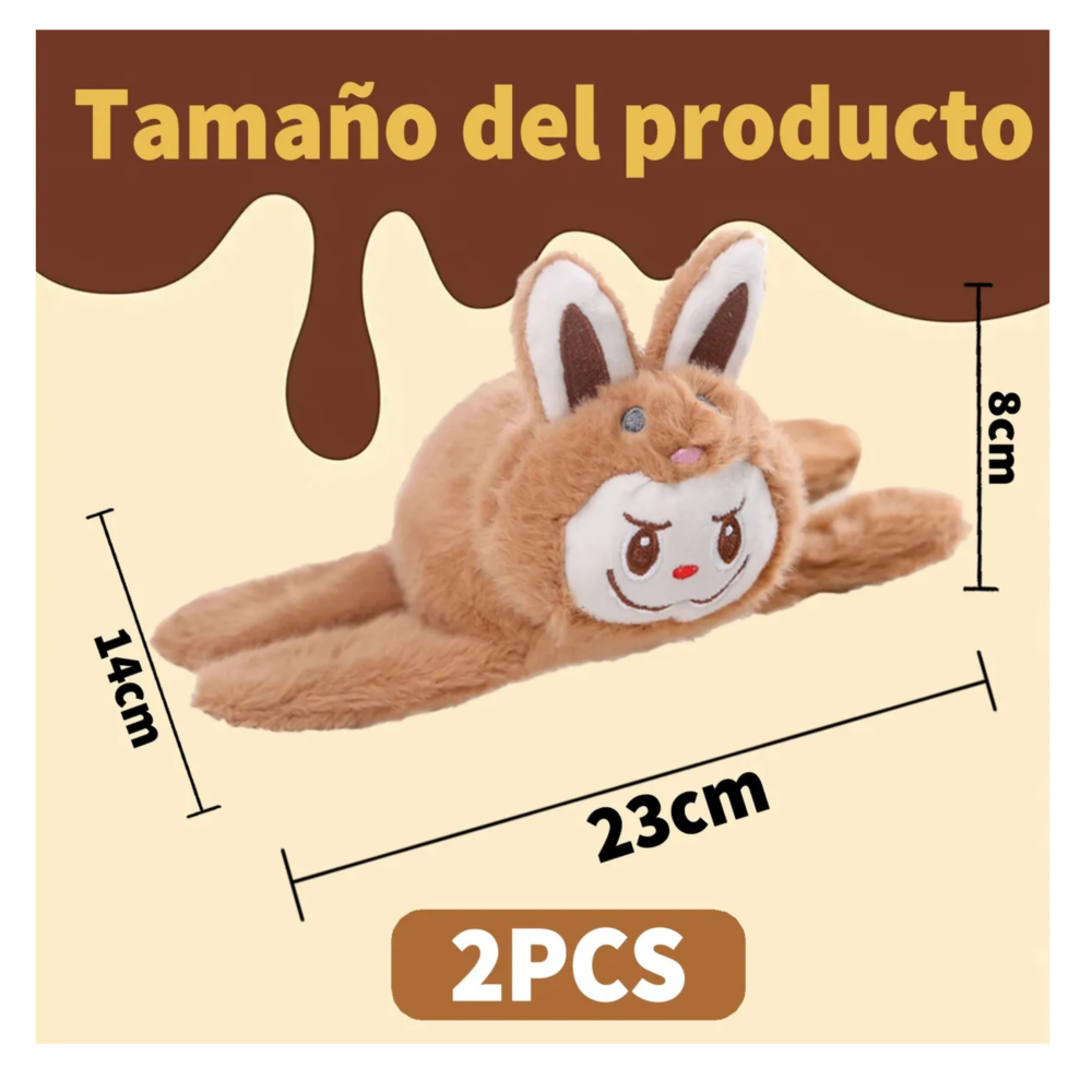 Foto 3 pulgar | Juguetes Peluches 2pcs Lab.g, Marrón Claro