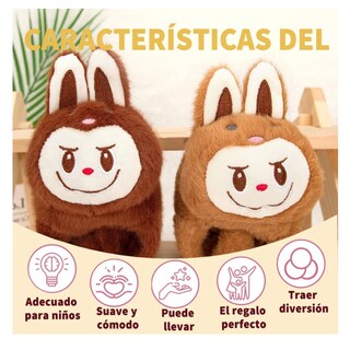 Foto 5 | Juguetes Peluches 2pcs Belug, Marrón Claro