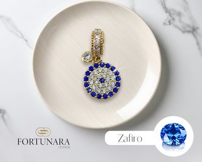 Foto 7 | Pulsera Fortunara - Baño De Oro De 18k + 12 Charms