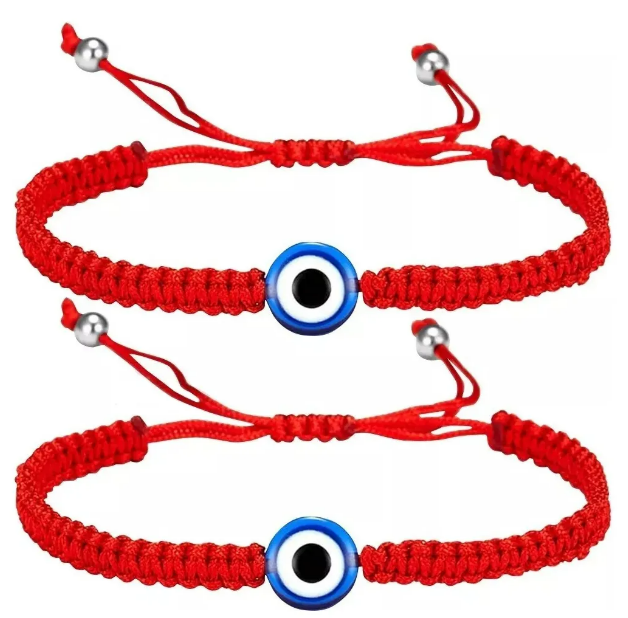 Foto 1 | Conjunto Xtellar De Pulseras Ajustables Con Ojo Turco Para Parejas - Amuleto De Protección Y Buena Suerte
