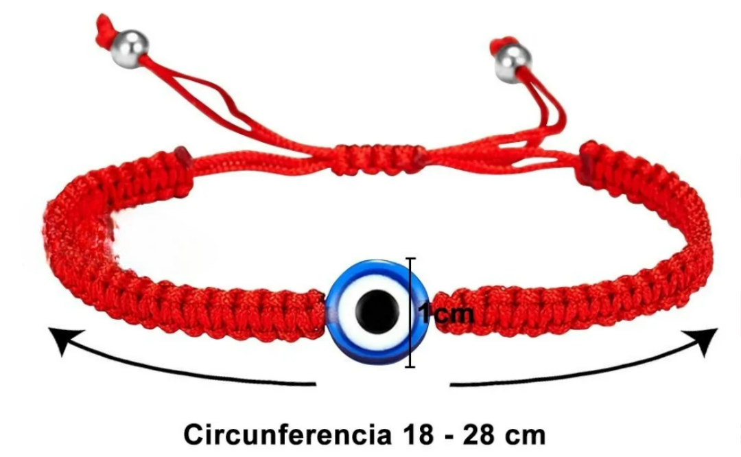 Foto 4 | Conjunto Xtellar De Pulseras Ajustables Con Ojo Turco Para Parejas - Amuleto De Protección Y Buena Suerte