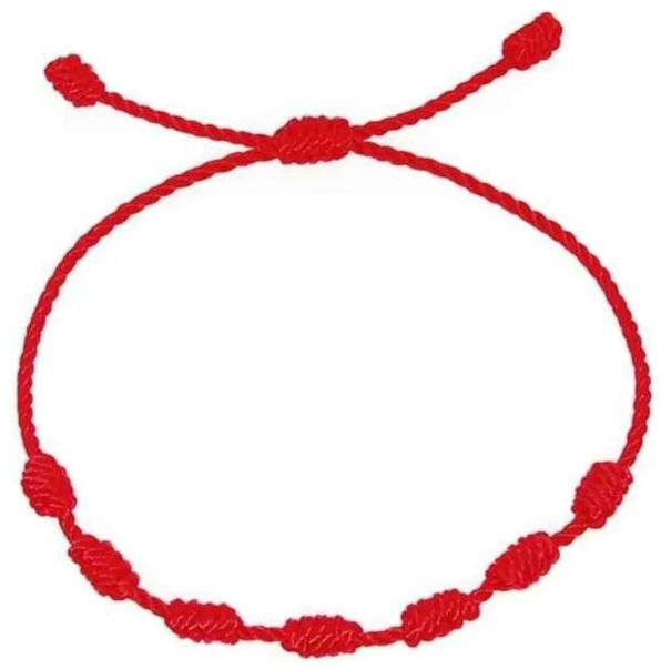 Foto 3 pulgar | Xtellar Kit De Pulseras De Hilo Rojo De 7 Nudos De Protección Y Atracción Destino - Pack De 2