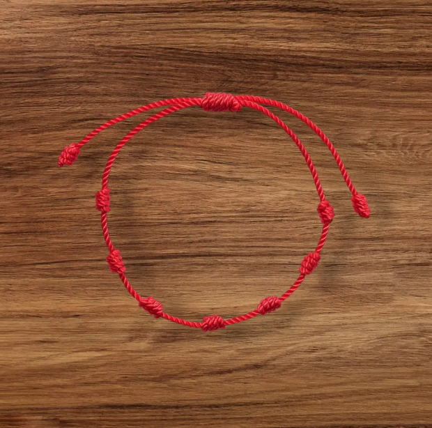 Foto 4 pulgar | Xtellar Kit De Pulseras De Hilo Rojo De 7 Nudos De Protección Y Atracción Destino - Pack De 2
