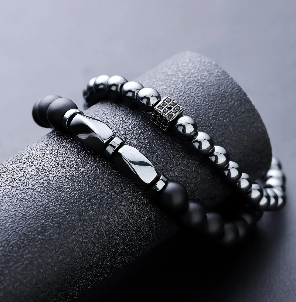 Foto 3 pulgar | Xtellar Pulsera Premium De Piedras Naturales A+b  Hecha A Mano Para Yoga  Meditación Y Estilo De Vida Elegante