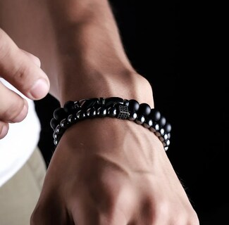 Foto 3 | Xtellar Pulsera Premium De Piedras Naturales A+b Hecha A Mano Para Yoga Meditación Y Estilo De Vida Elegante
