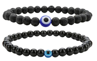 Foto 1 | Juego De 2 Pulseras Xtellar Ojo Turco Unisex